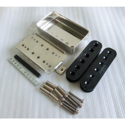 1 Set N/B Korea guitar musical parts Nickel Silver Humbucker Covers  Lp Guitar Pickup Kits