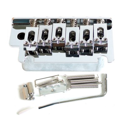 Full size block strat guitar tremolo bridge with studs for 6 string electric guitars