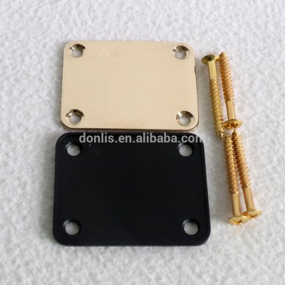 Bolt on Gold Color Electric Guitar Neck Plates